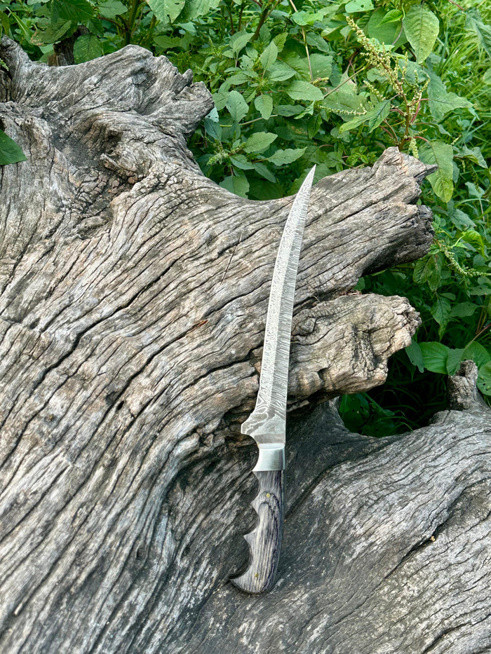 Custom Handmade Damascus Fillet Knife – Buy Online OLD FORGE BLADES
