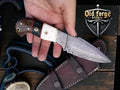 Custom Handmade Damascus Hunting Knife 8.5" OLD FORGE BLADES