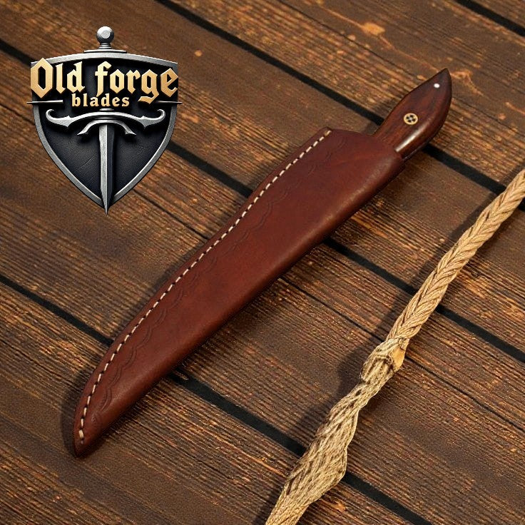 Damascus Fillet Knife made in usa – Handmade Gift OLD FORGE BLADES