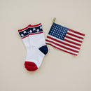 Stars and Stripes 4th of July Socks - Infant, Toddler, Youth & Adult Sizes Little Joy Co.