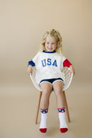 Stars and Stripes 4th of July Socks - Infant, Toddler, Youth & Adult Sizes Little Joy Co.