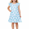 Aqua Crab Girls Dress Jolie & Jax Boutique
