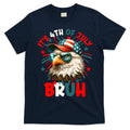 Bruh 4th Of July Bald Eagle Funny T-Shirt Mood Vibes Tees - Express Your Mood, Wear Your Style