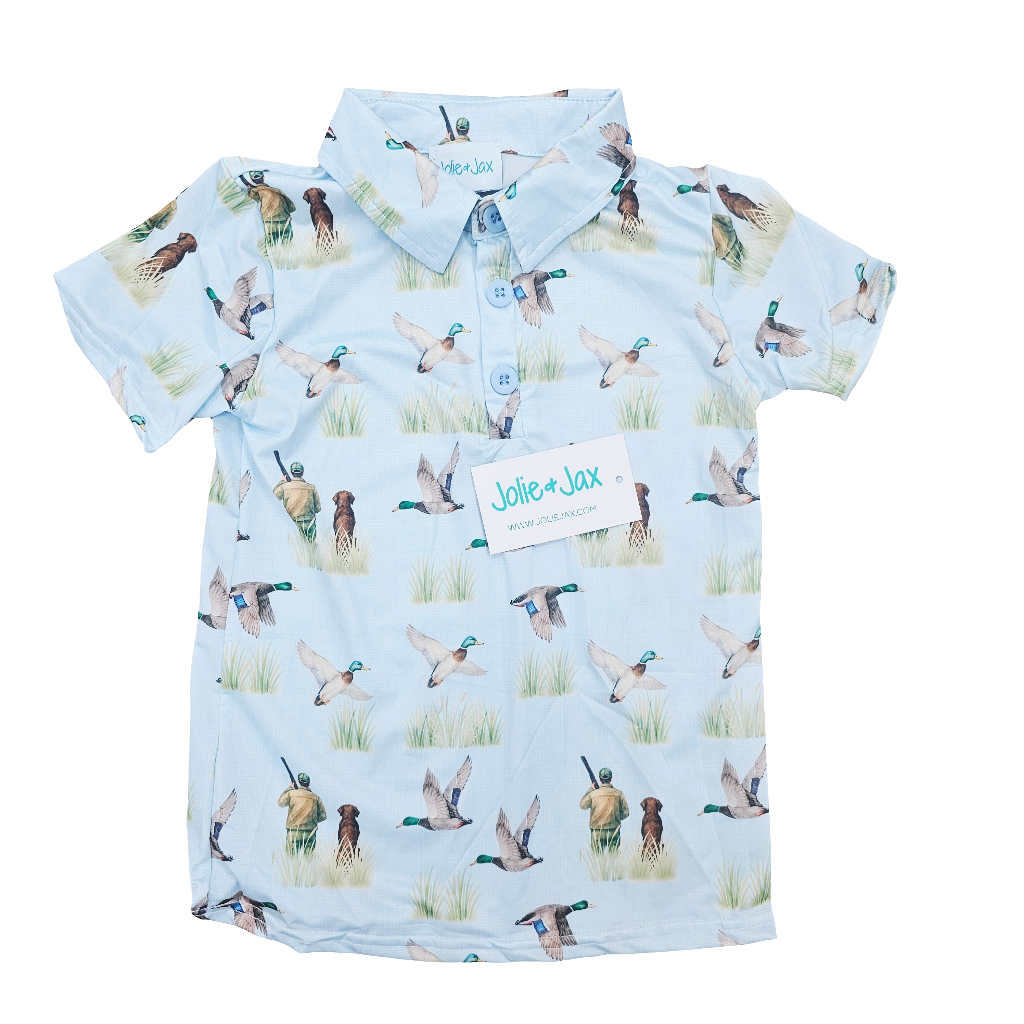 Duck and Lab Polo Shirt Kid's Jolie & Jax Boutique