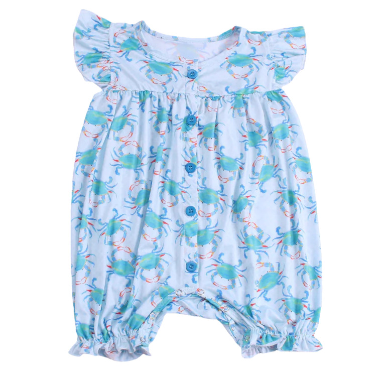 Aqua Crab Girl's Bubble Jolie & Jax Boutique