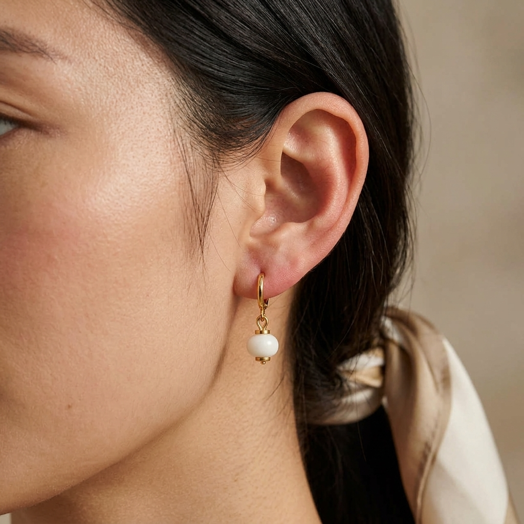 Bella Huggie Hoops Ostella Shells