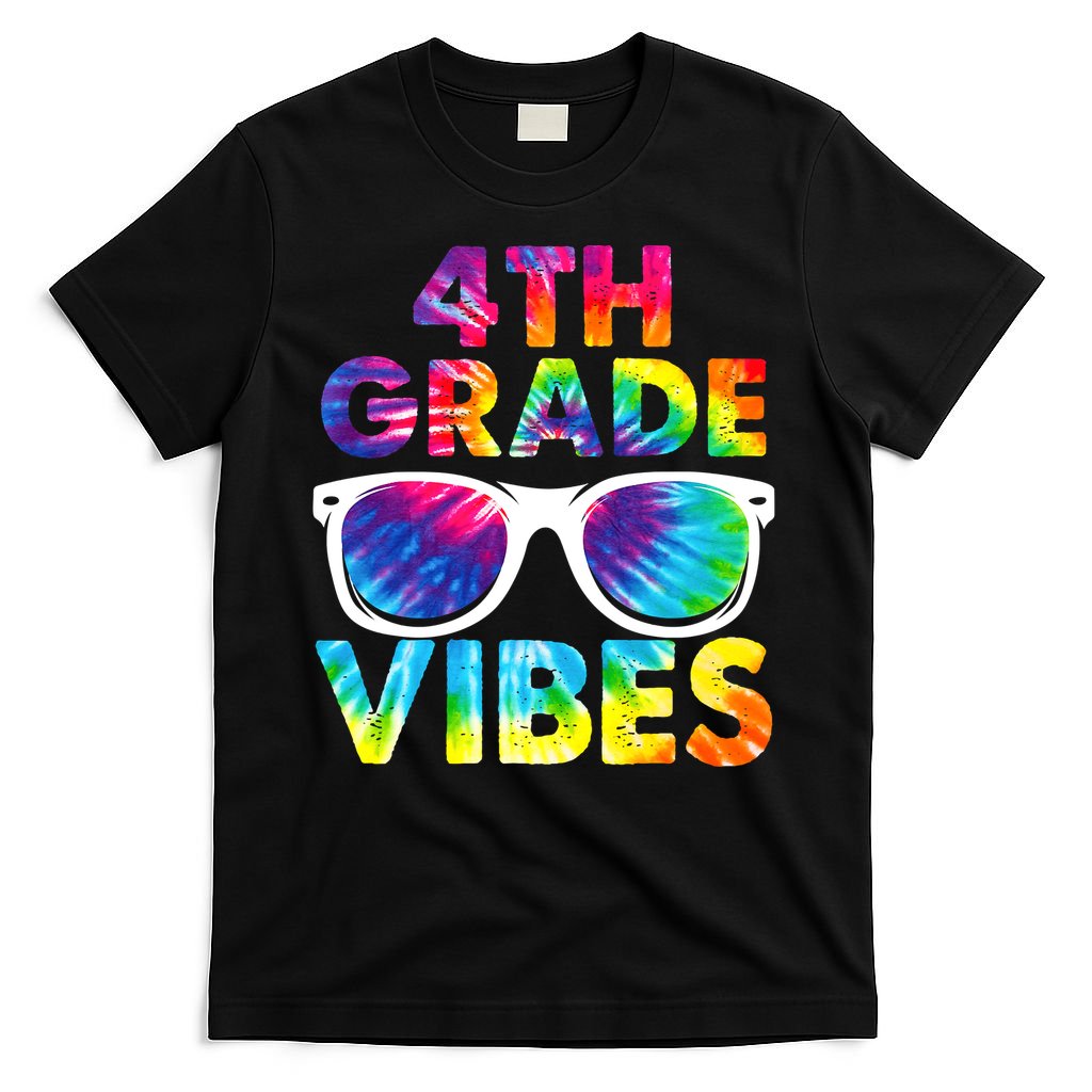 Back To School Funny 4th Grade Vibes First Day Teacher T-Shirt Mood Vibes Tees - Express Your Mood, Wear Your Style