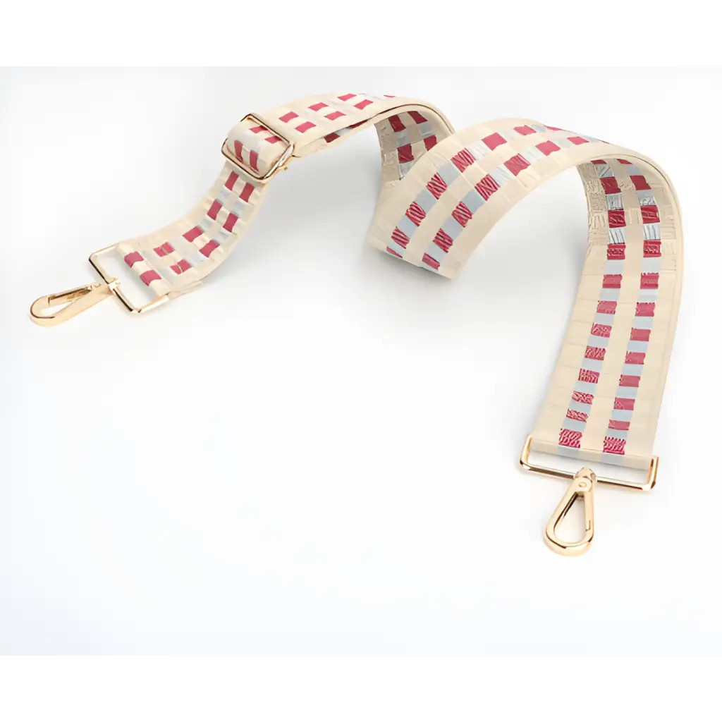 Checkerboard Adjustable Purse Straps for a Fun Style Upgrade