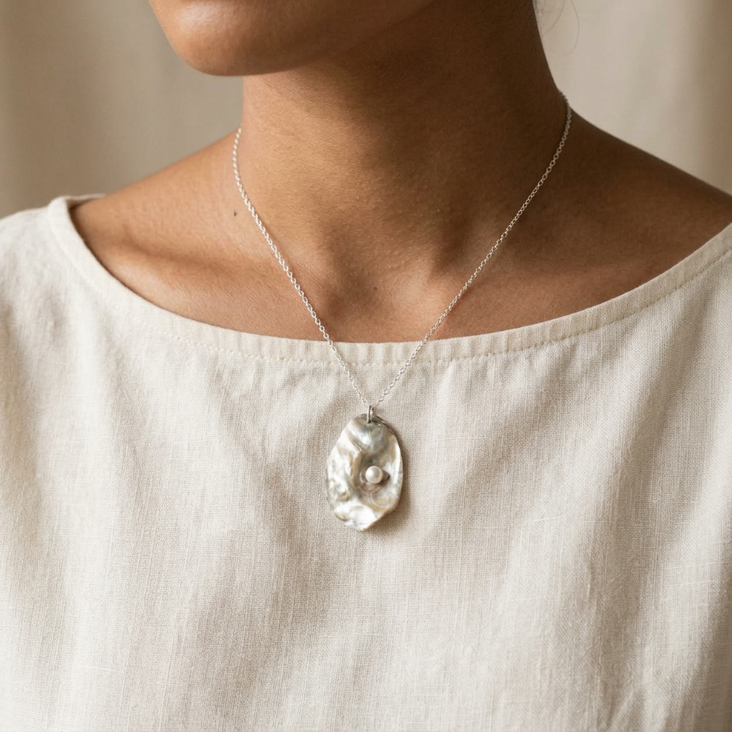 Valentino Pendant Necklace Ostella Shells