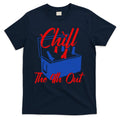 Chill The 4th Out Funny Fourth Of July Beer Cooler T-Shirt Mood Vibes Tees - Express Your Mood, Wear Your Style