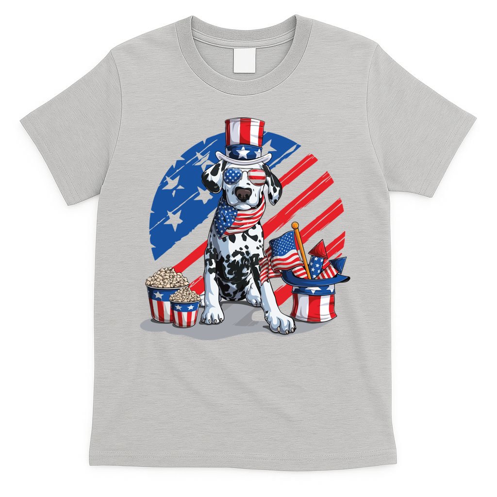 Dalmatian 4th Of July American Sunglasses Dog Puppy Usa Gift T-Shirt Mood Vibes Tees - Express Your Mood, Wear Your Style