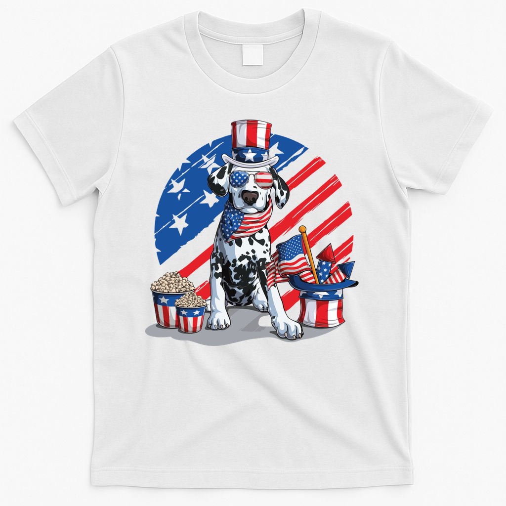 Dalmatian 4th Of July American Sunglasses Dog Puppy Usa Gift T-Shirt Mood Vibes Tees - Express Your Mood, Wear Your Style