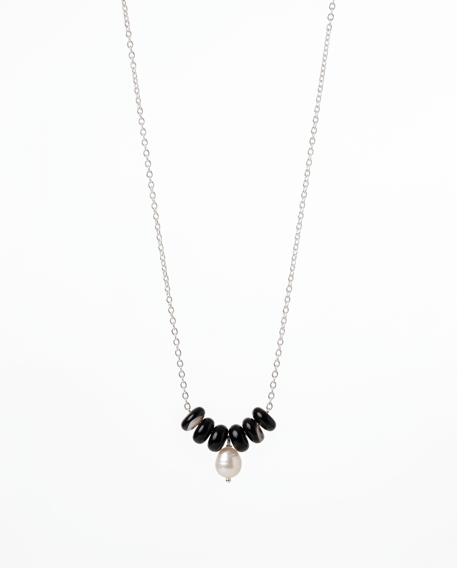 Dalmatian Necklace & Earrings Set Ostella Shells