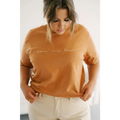 Doin' My Best Embroidered Cotton T-Shirt