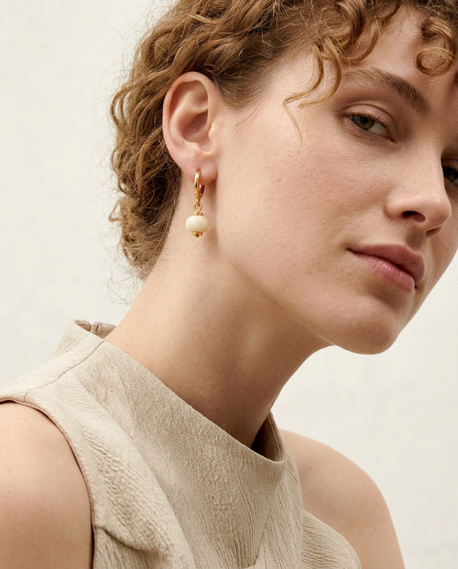 Bella Huggie Hoops Ostella Shells