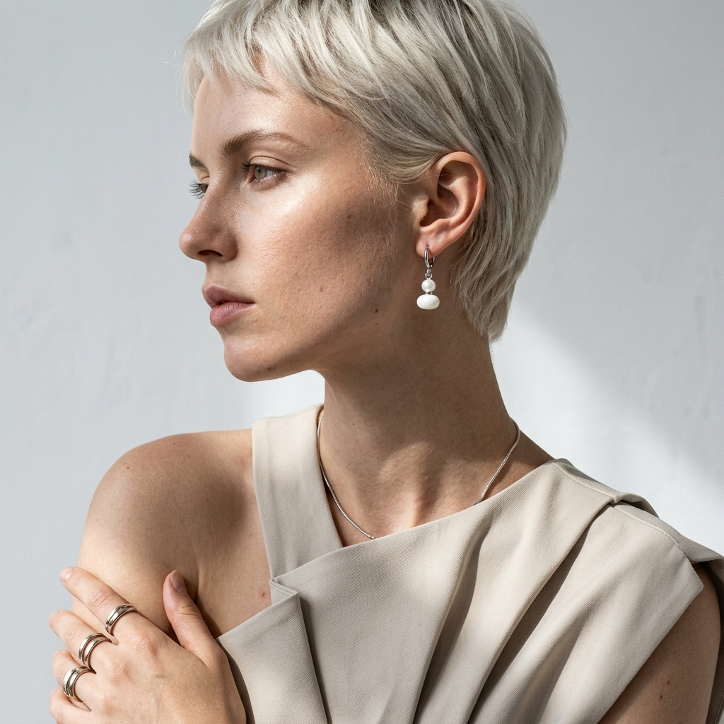 Sonja Huggie Hoops Ostella Shells