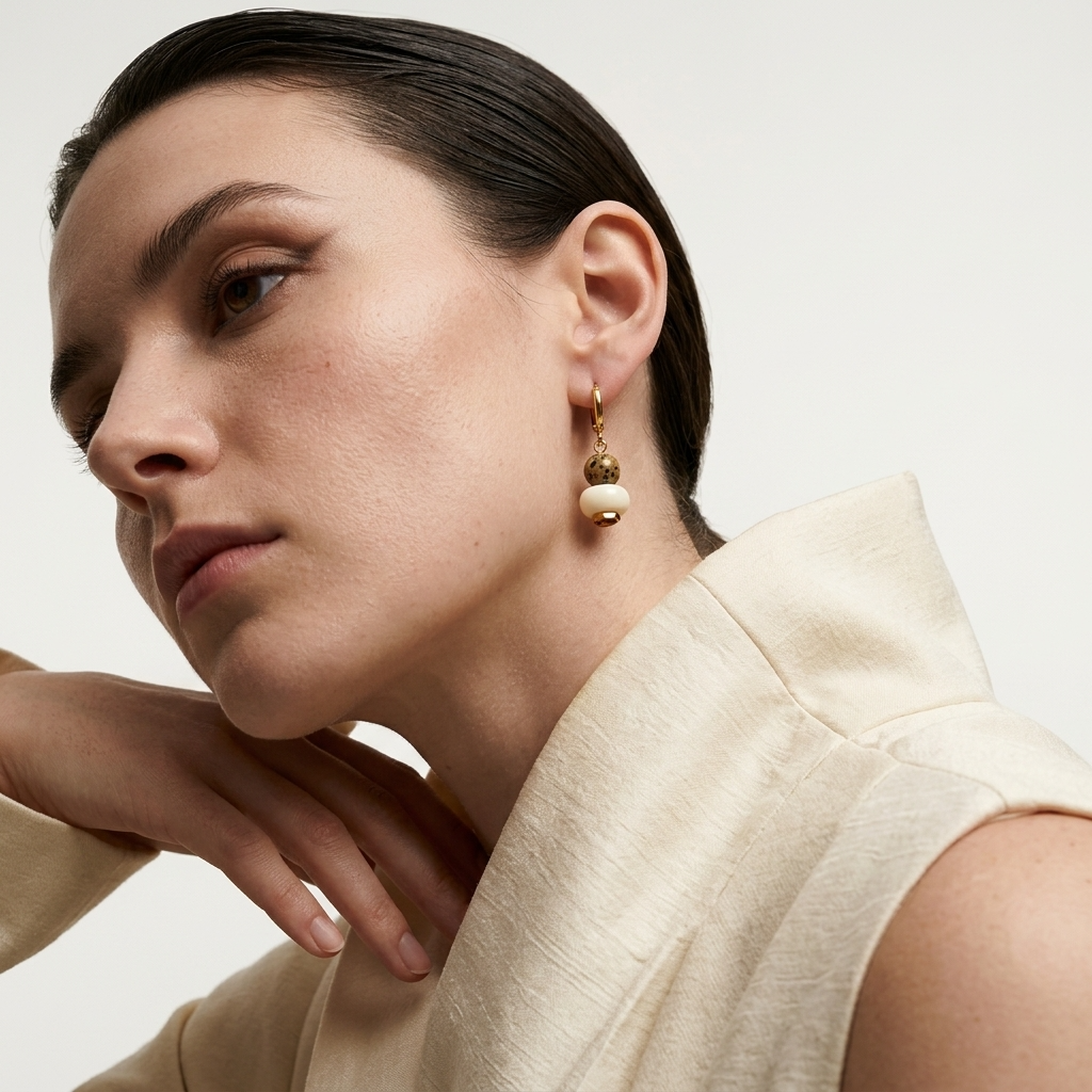 Magnolia Huggie Hoops Ostella Shells
