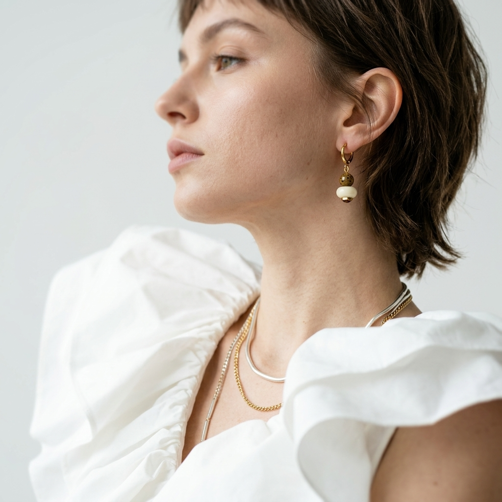 Magnolia Huggie Hoops Ostella Shells