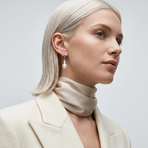 Anna Hoop Earrings Ostella Shells