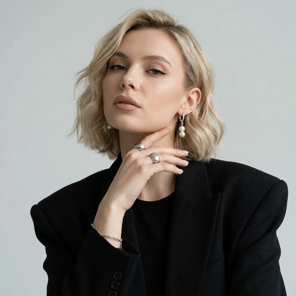 Sloan Pearl Hoops Ostella Shells