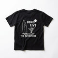 LONG LIVE THE ADVENTURE TEE - BLACK