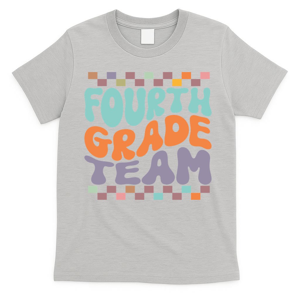 Fourth Grade Team Teacher Student Back To School 4th Grade Gift T-Shirt Mood Vibes Tees - Express Your Mood, Wear Your Style