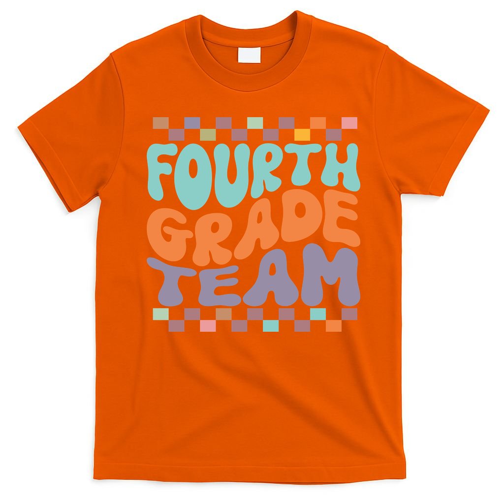 Fourth Grade Team Teacher Student Back To School 4th Grade Gift T-Shirt Mood Vibes Tees - Express Your Mood, Wear Your Style