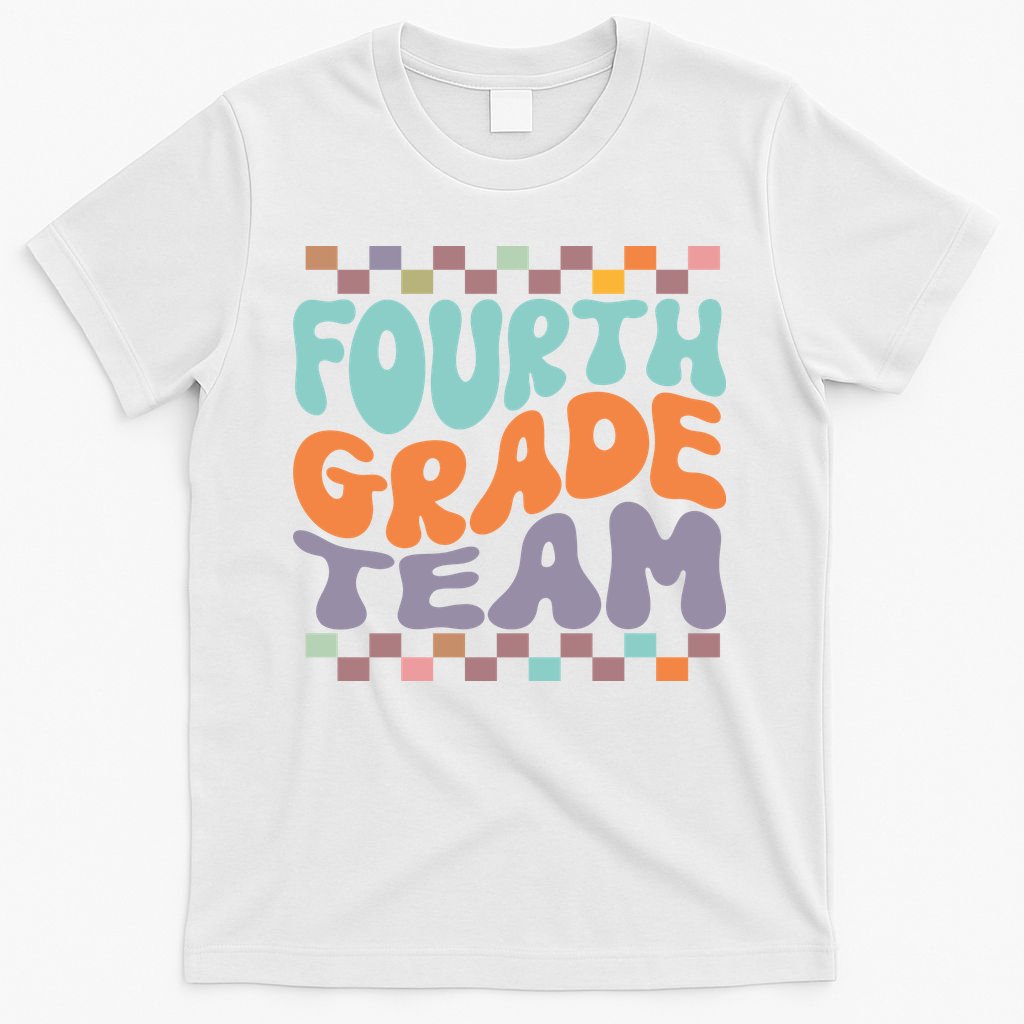 Fourth Grade Team Teacher Student Back To School 4th Grade Gift T-Shirt Mood Vibes Tees - Express Your Mood, Wear Your Style