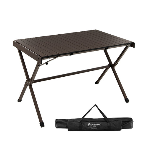 4-6 Person Portable Aluminum Camping Table with Carrying Bag GemGear