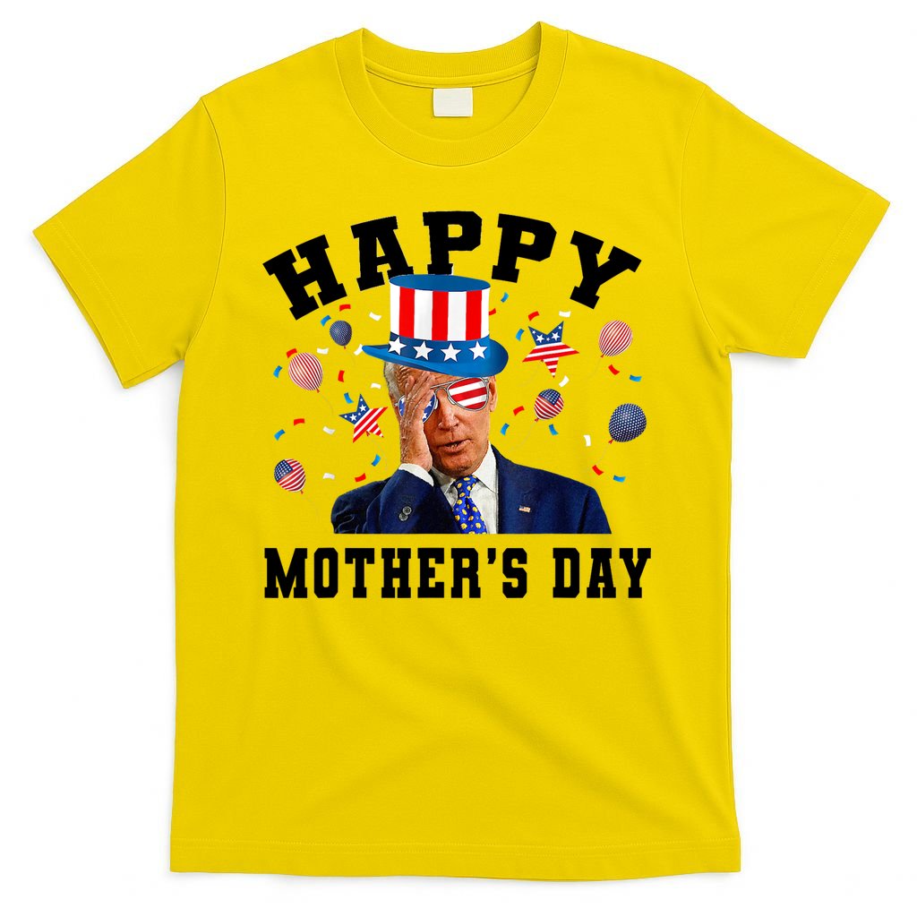 Funny Joe Biden Happy 4th Of July Confused Mother's Day T-Shirt Mood Vibes Tees - Express Your Mood, Wear Your Style