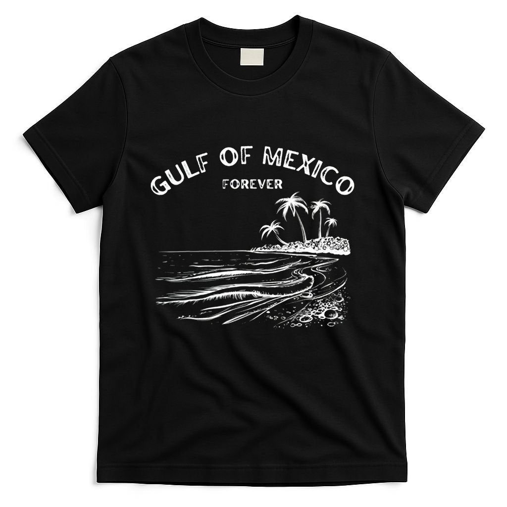 Gulf Of Usa America Funny Gulf Of Mexico Flag Map 4th July T-Shirt Mood Vibes Tees - Express Your Mood, Wear Your Style