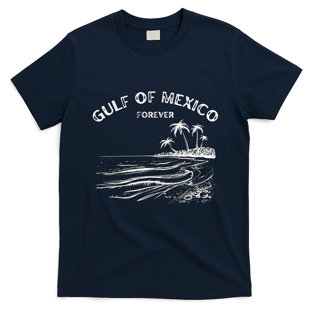 Gulf Of Usa America Funny Gulf Of Mexico Flag Map 4th July T-Shirt Mood Vibes Tees - Express Your Mood, Wear Your Style