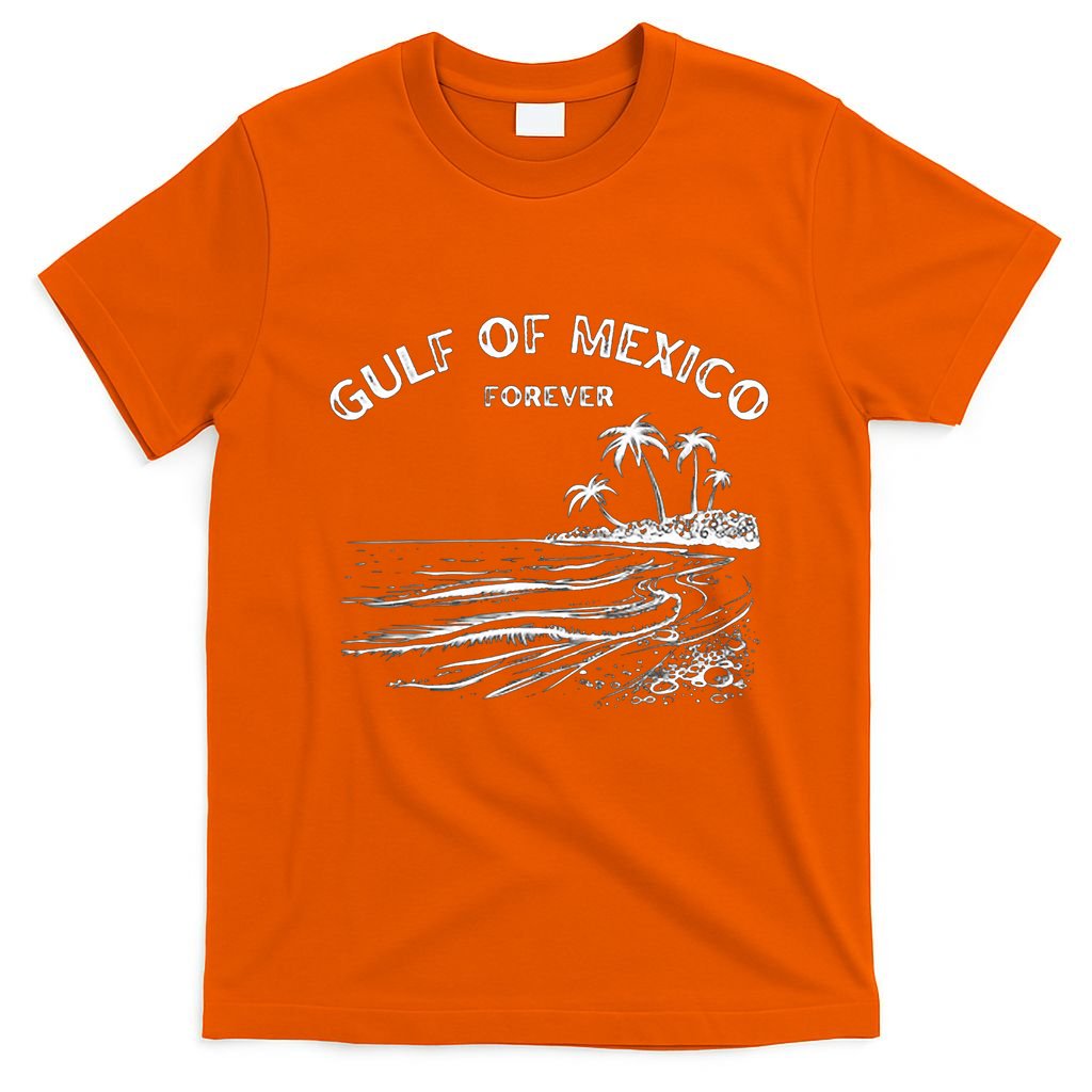 Gulf Of Usa America Funny Gulf Of Mexico Flag Map 4th July T-Shirt Mood Vibes Tees - Express Your Mood, Wear Your Style