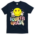 Hello Fourth Grade Funny Smile Face 4th Grade Back To School T-Shirt Mood Vibes Tees - Express Your Mood, Wear Your Style