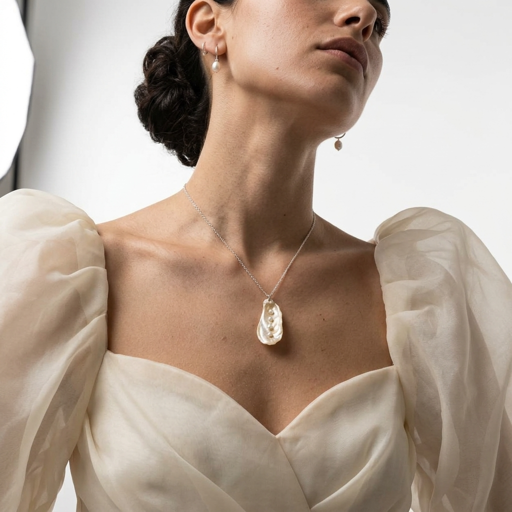 Madeline Pendant Necklace Ostella Shells