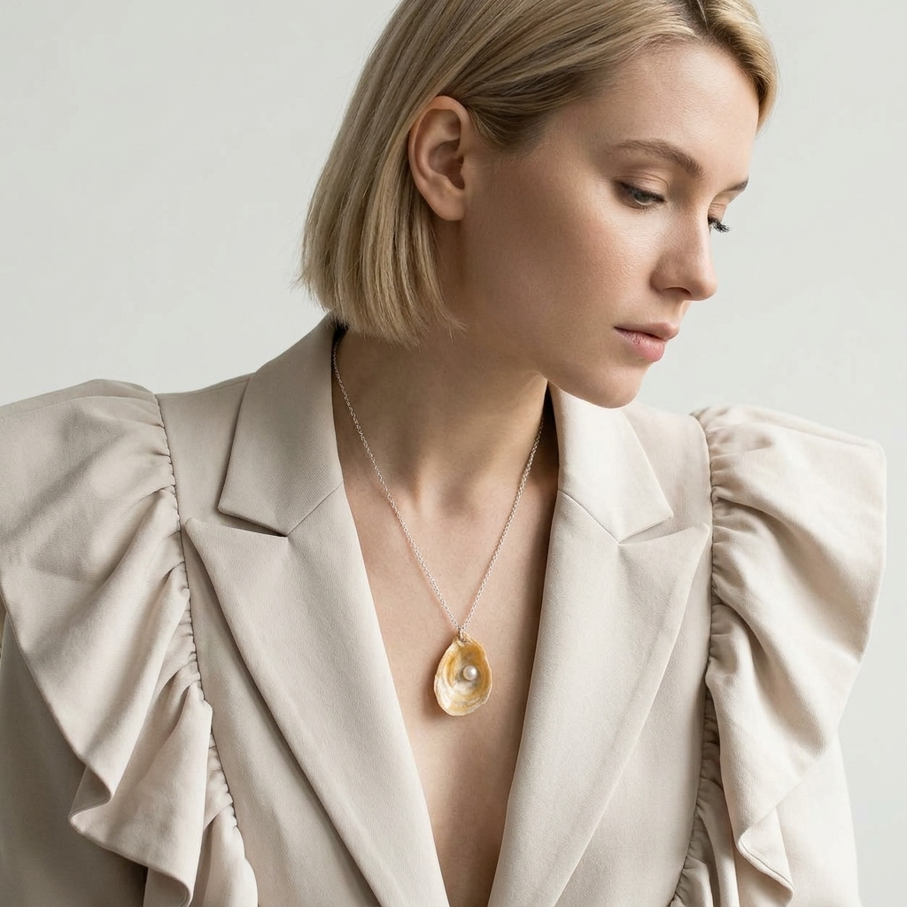 Taryn Pendant Necklace Ostella Shells
