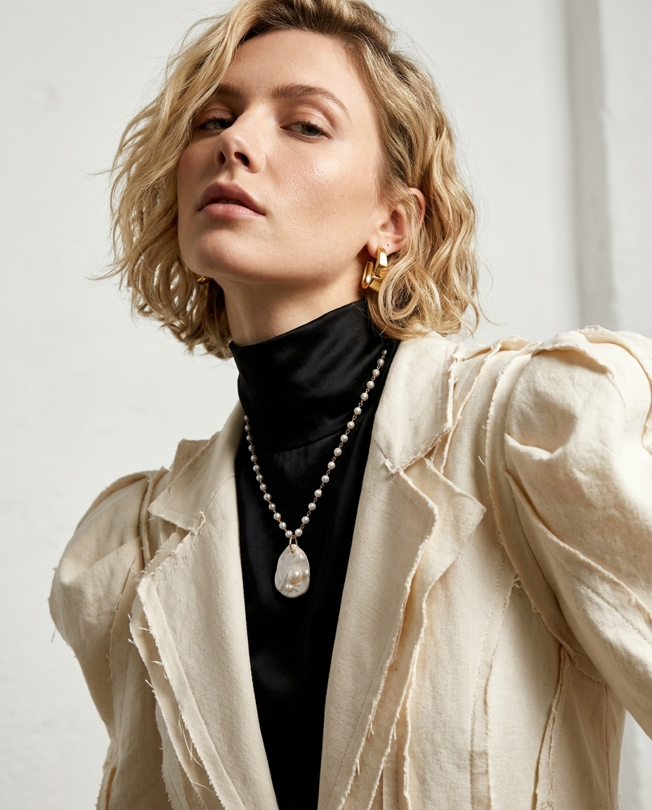 Domenica Pendant Necklace Ostella Shells