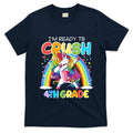 Im Ready To Crush 4Th Grade Unicorn Back To School Gift Funny Gift T-Shirt Mood Vibes Tees - Express Your Mood, Wear Your Style