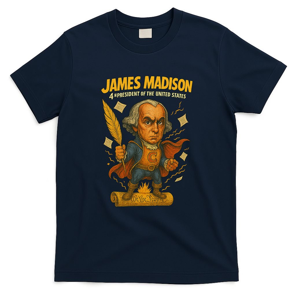 James Madison The Presidential Chronicles 4th President T-Shirt Mood Vibes Tees - Express Your Mood, Wear Your Style
