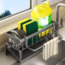 Kitchen Storage Rack - Multi-Functional Household Sink Organizer with Drain Basket