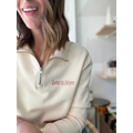 Less is More Embroidered Pullover