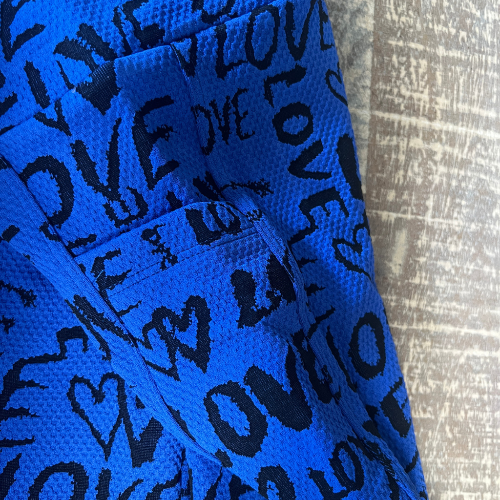 Love Capri Legging - Blue