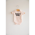 Night Owl Organic Cotton Baby Onesie