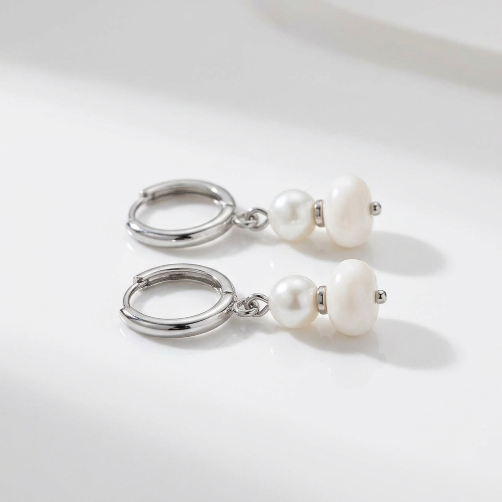 Sonja Huggie Hoops Ostella Shells
