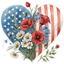 4th of July Design Fabric Panel 1 QuiltingFabricPanels.com