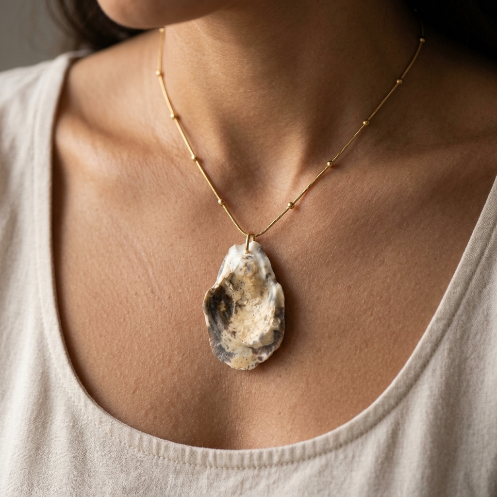 Quinn Pendant Necklace Ostella Shells