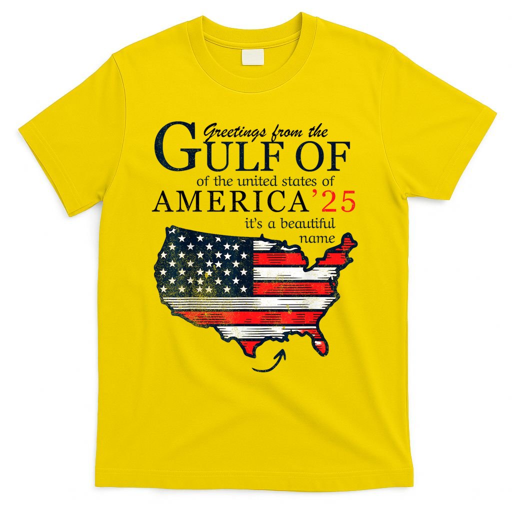 Retro Gulf Of Usa America Funny Gulf Of Mexico July 4th T-Shirt Mood Vibes Tees - Express Your Mood, Wear Your Style