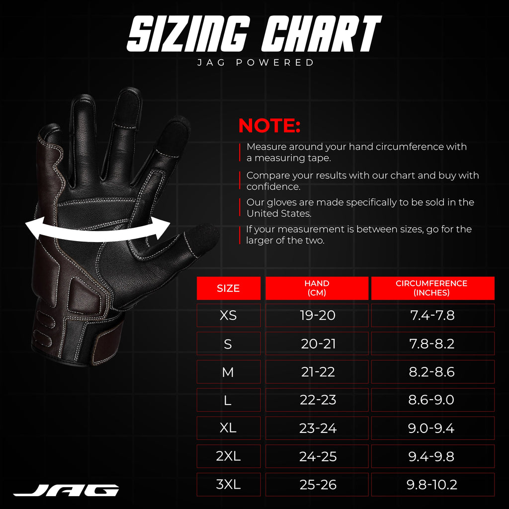 Ninja Leather Motorcycle Gloves with Black/Brown Knuckle Protection