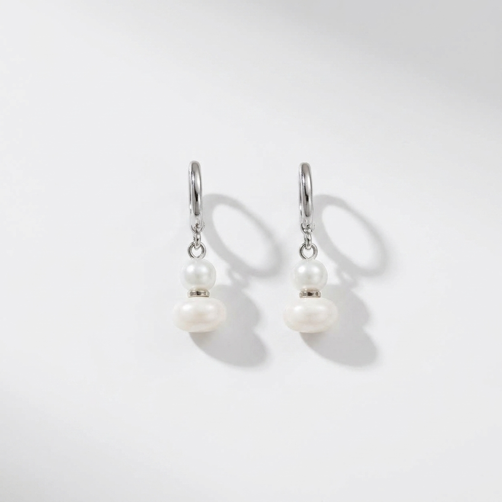Sonja Huggie Hoops Ostella Shells