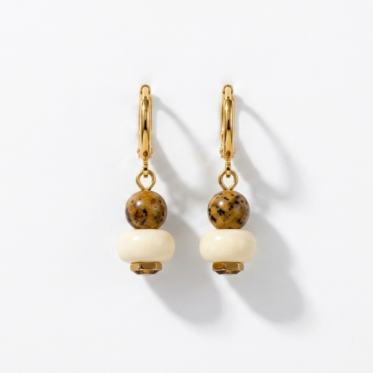 Magnolia Huggie Hoops Ostella Shells